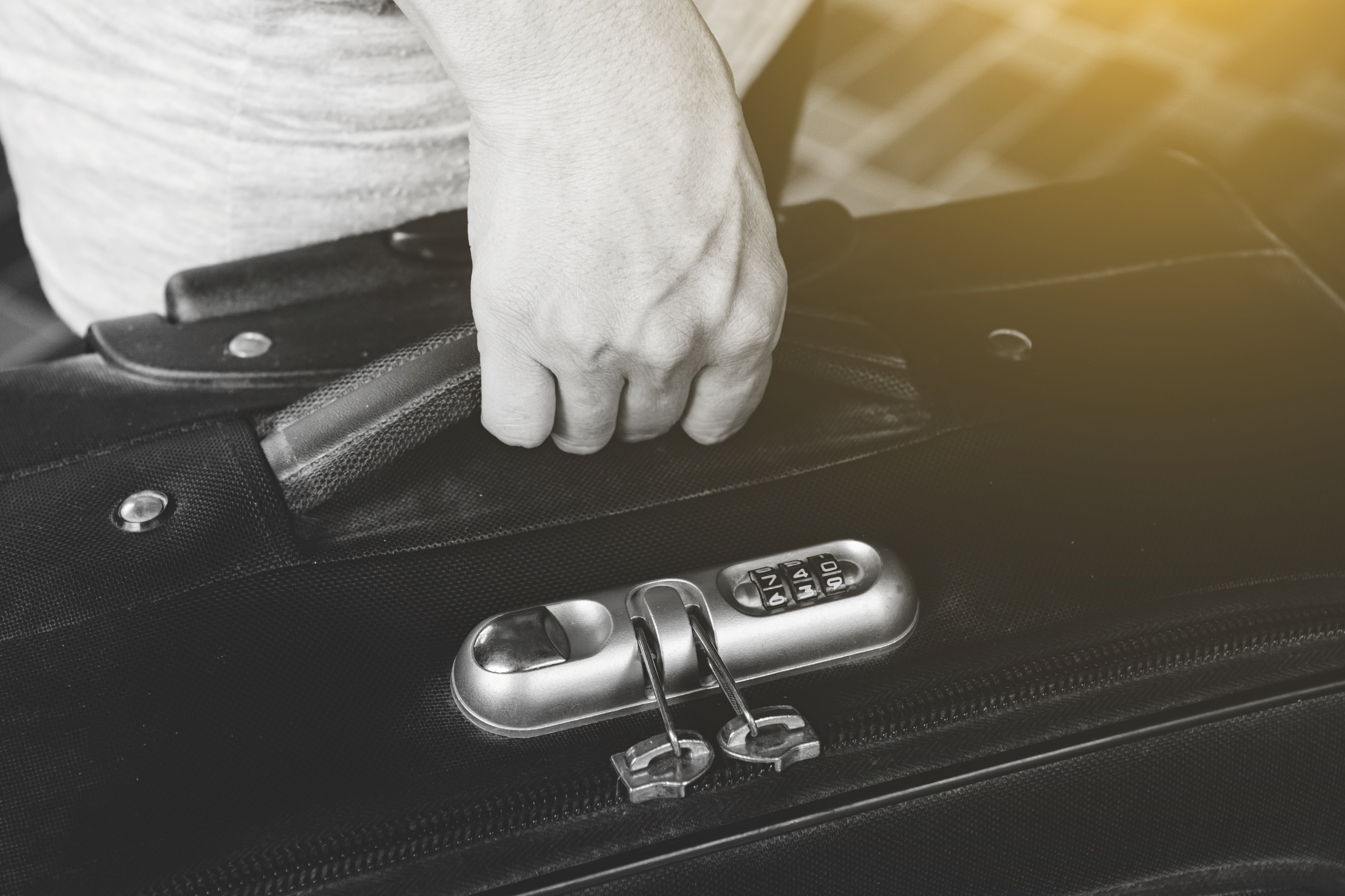 sécurité valise voyage